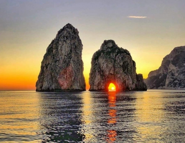  Sunset na água 