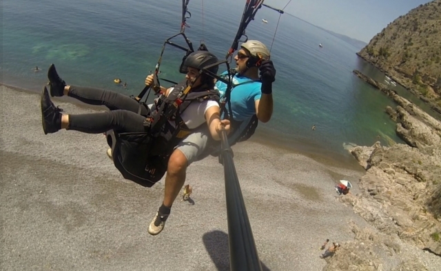 volo sulla spiaggia