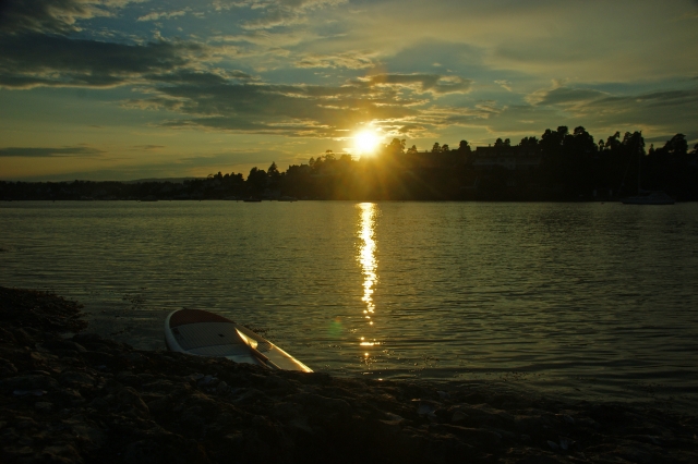  no pôr do sol 