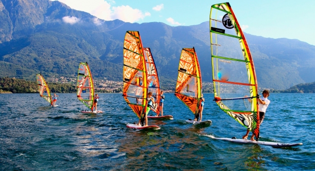 windsurfing lake como