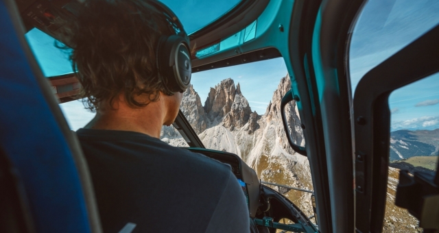 volare tra le montagne