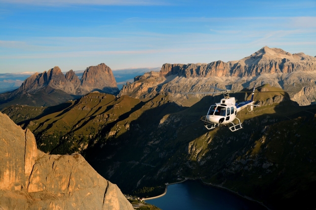 Volando sobre los Dolomitas 