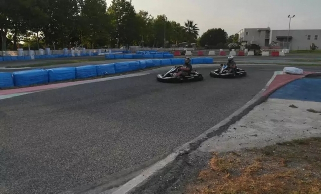  During the race 