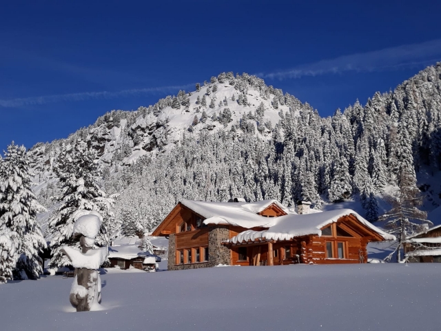 La cabane en hiver 
