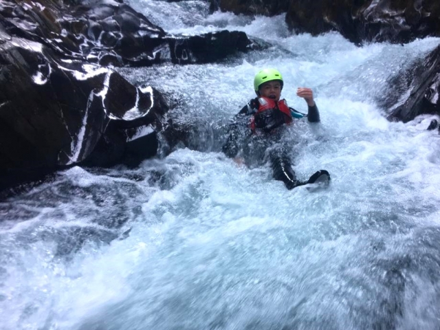 Body rafting nelle cascate