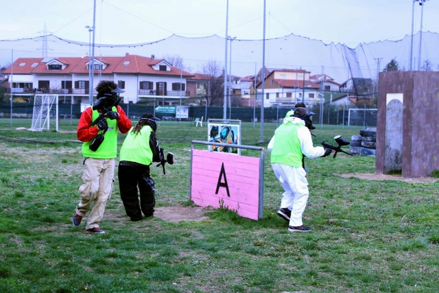 Jogo de paintball em Turim 