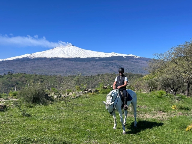 Con il vulcano alle spalle