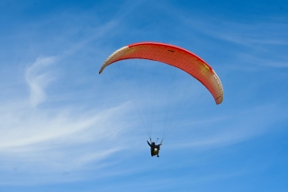 Two-seater paragliding flight on the Island of Lipari 30m