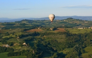 Heißluftballonflug im Chianti 1 Stunde