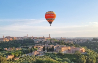 Heißluftballonflug in Siena 1 Stunde