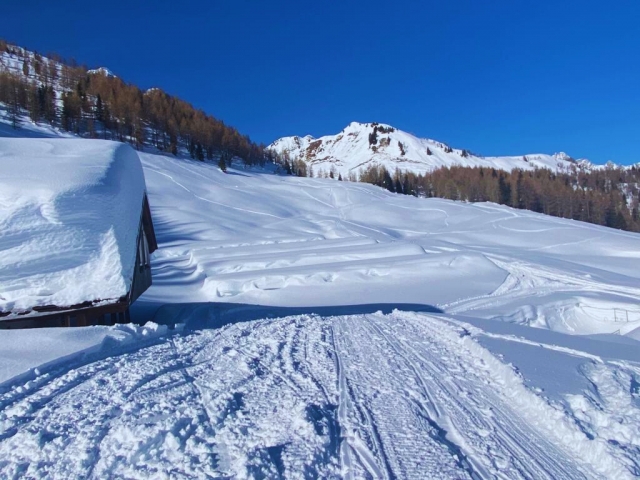  Snow-capped mountains 