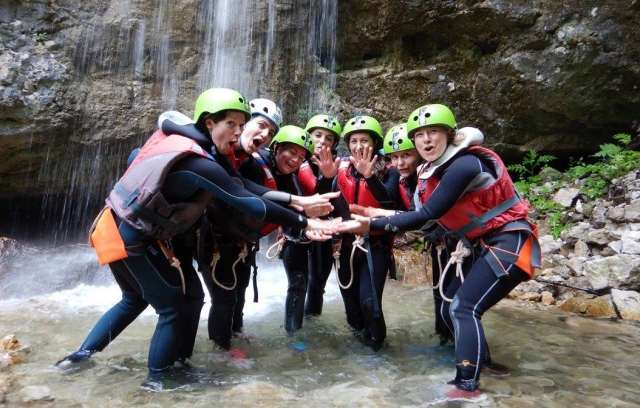 Canyoning along the Palvico Torrent 4H
