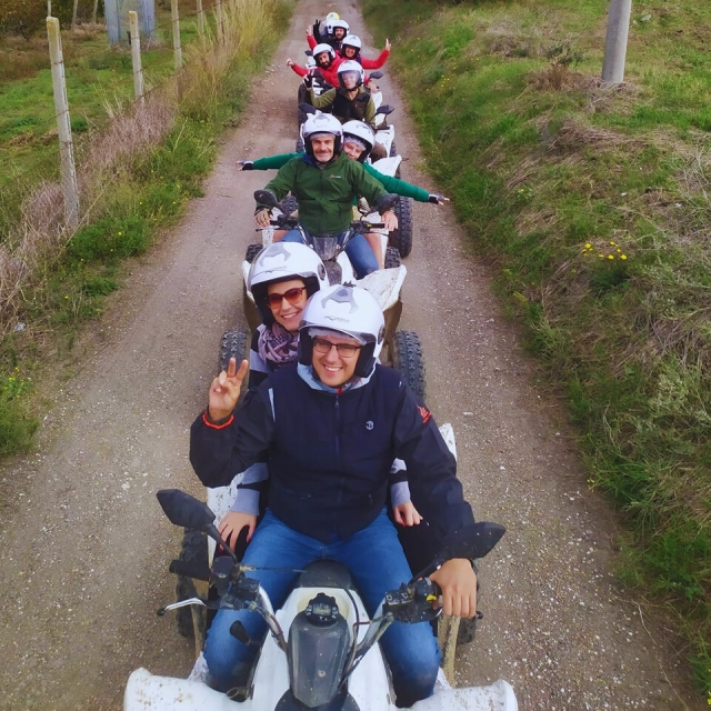 Pronti a partire con i nostri quad biposto