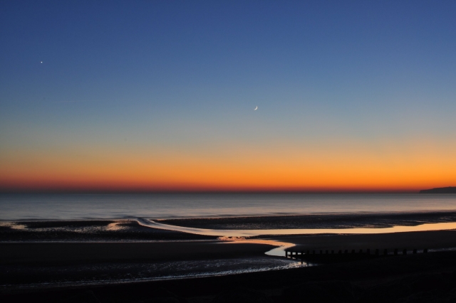  Sonnenuntergang über dem Meer