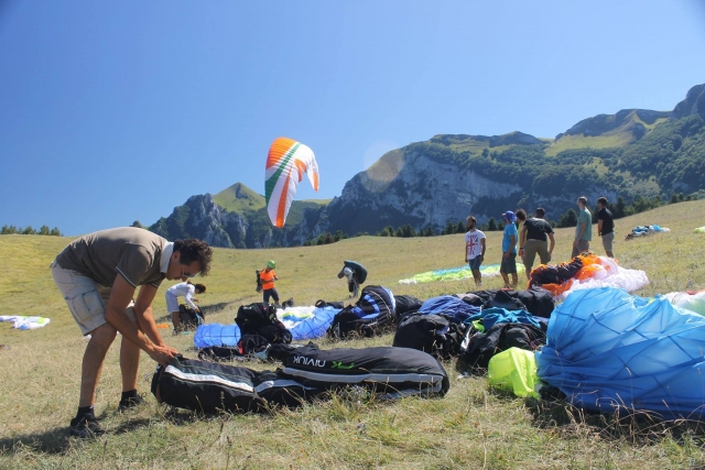 In preparazione prima di volare