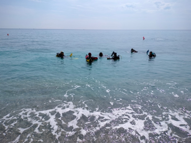  Baptism of the sea in company