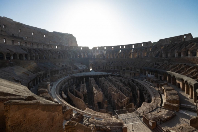 Il Colosseo visto da dentro