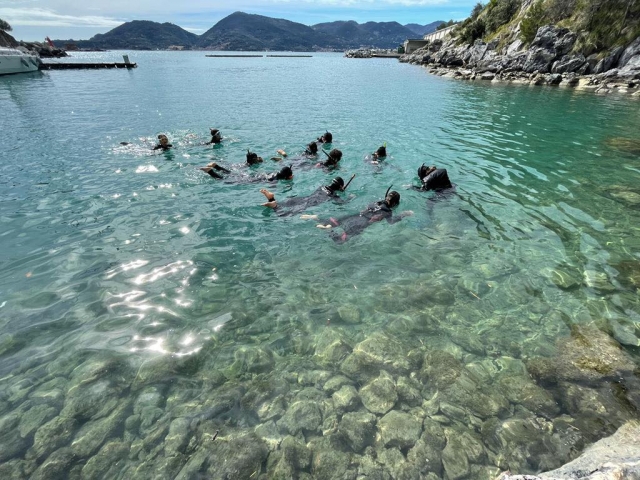 Snorkeling entre as águas da Ligúria 
