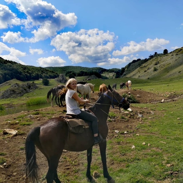 Reiten in der Provinz Rom 