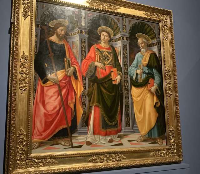  Painting in the gallery 