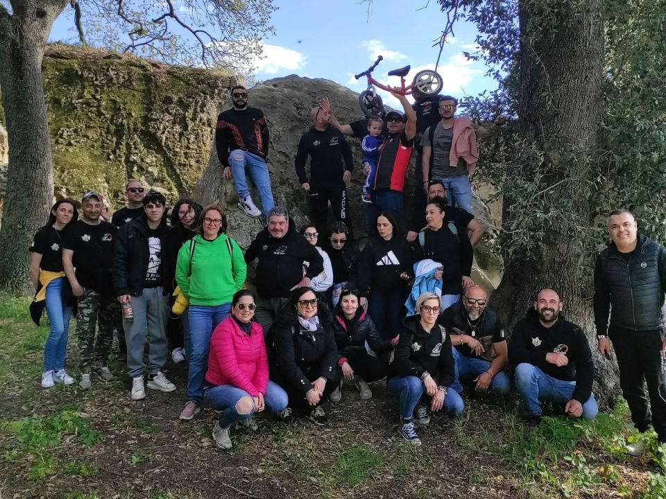 durante la ruta cuádruple en Guasila durante la ruta cuádruple en Guasila