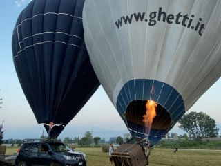 Volo di gruppo in mongolfiera sul Lago di Garda,1h