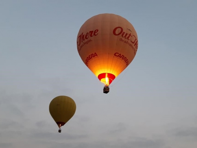 Privat Flug Mongolfiera Valle del Tiber 60 Minuten