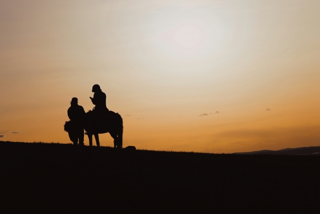 Balade à cheval d'une heure en couple à Olgiate Comasco