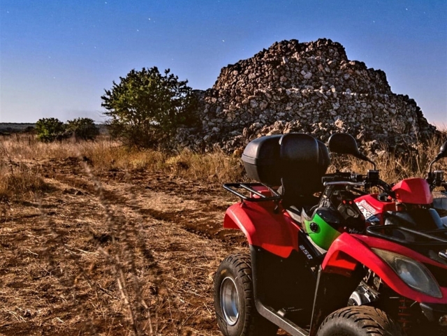 Tour in quad sotto le stelle Macchia Gallipoli 2h