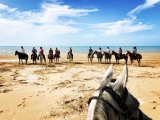 Tour cavallo spiaggia S. Ambrogio+pranzo 7h