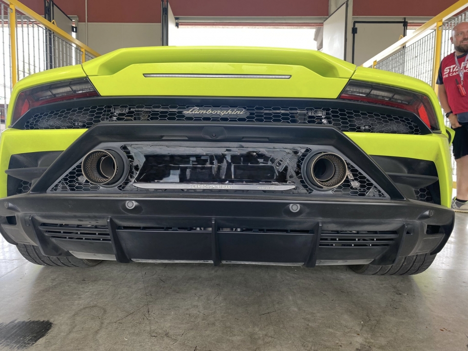 1 giro in Lamborghini EVO