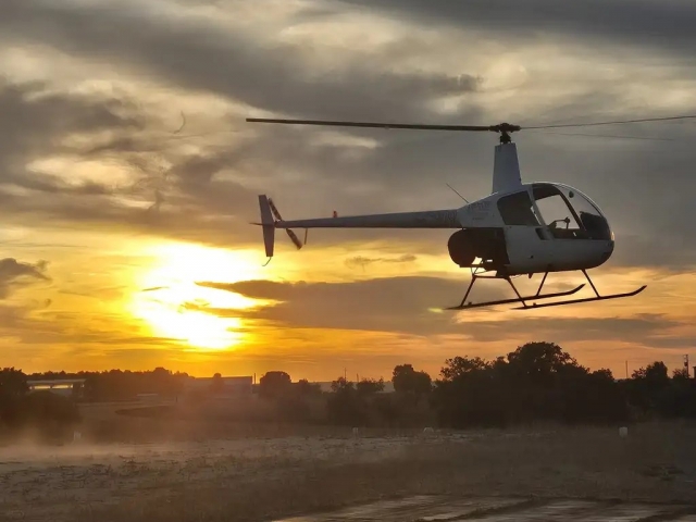 Volo in elicottero sull'Alta Murgia