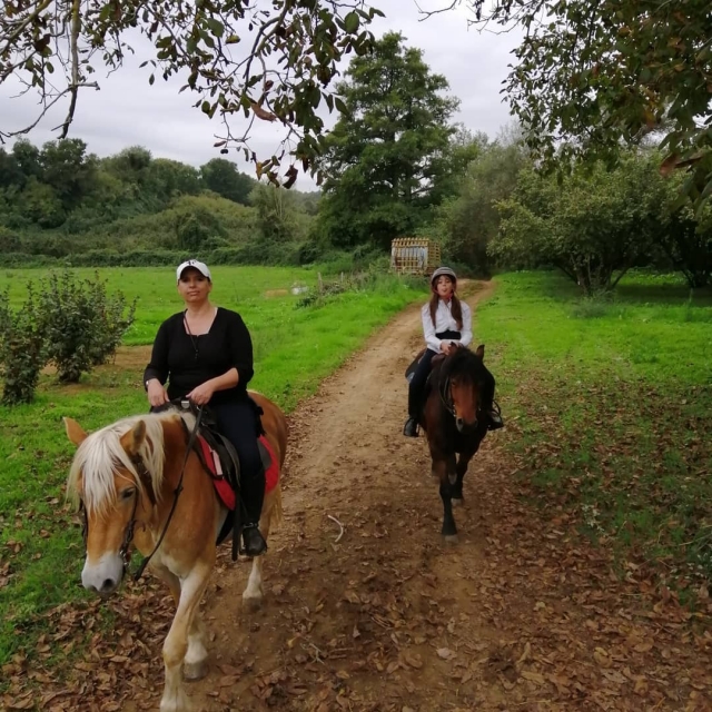 Paseo a caballo Parque Regional Sutri 1h