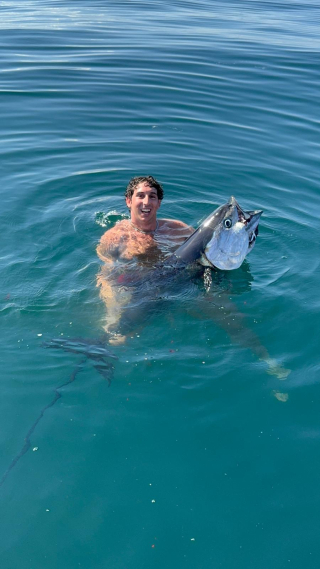 Pesca + gita in barca con bagno Golfo di Napoli 6h