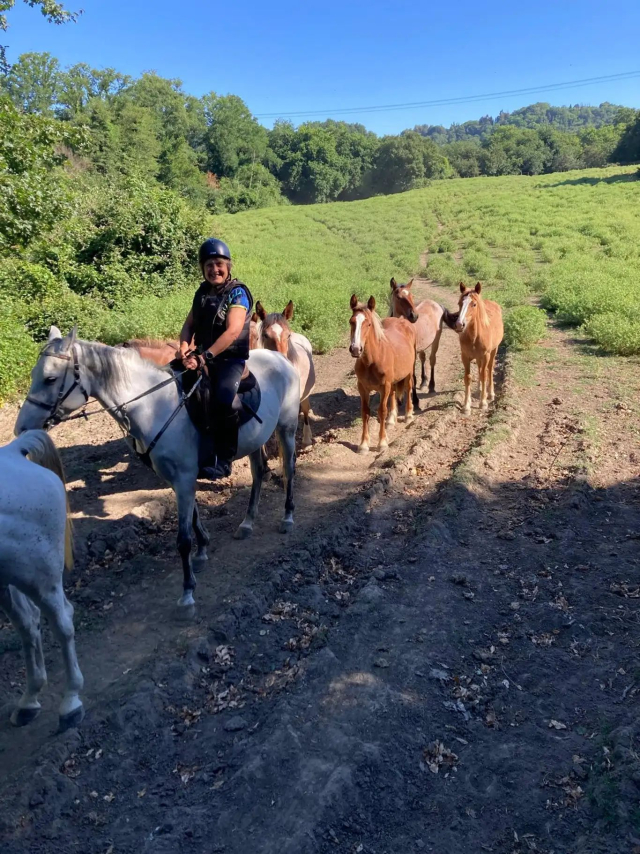 Passeggiata a cavallo nella Valle di Sorbo