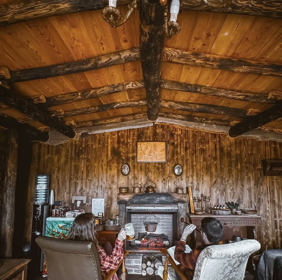 Il soggiorno della Casa Hobbit