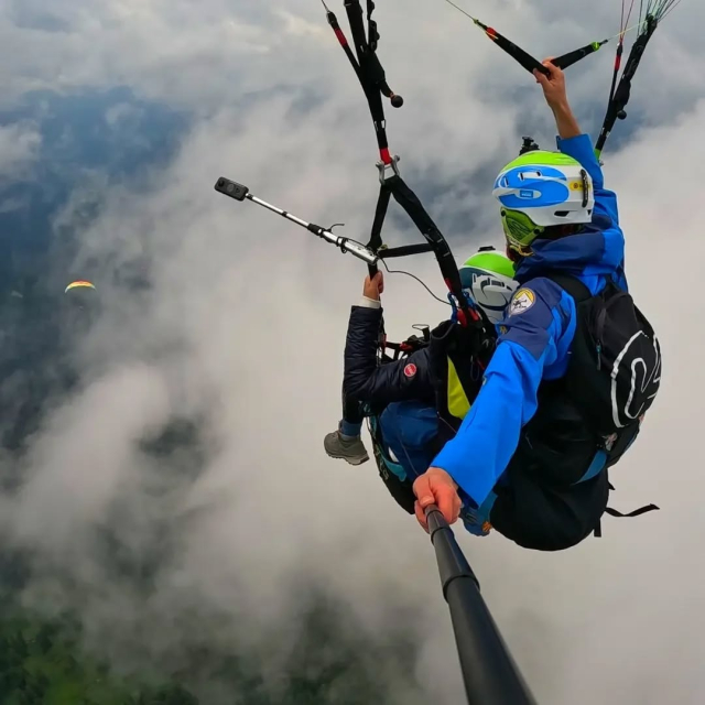  Paragliding flight from Monte Alpo