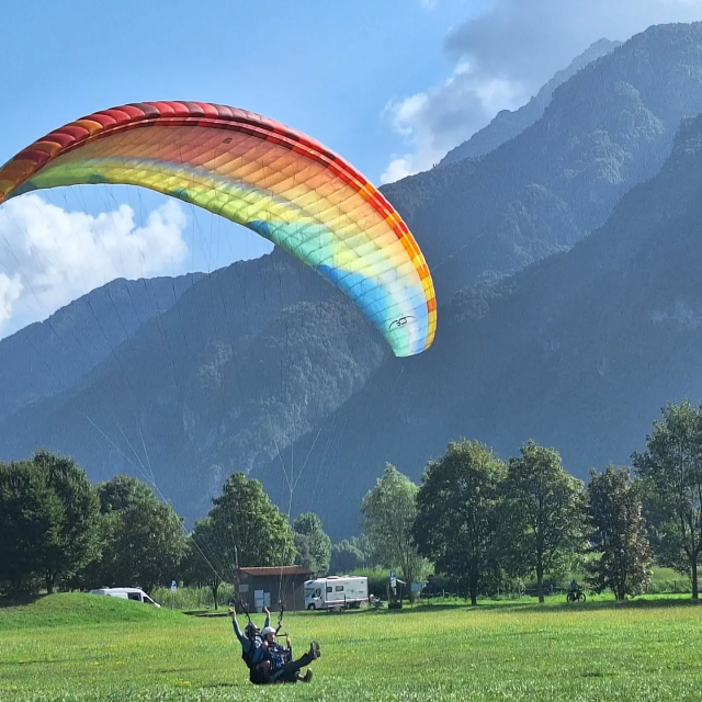  Tandem paragliding flight from Monte Alpo 