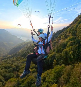 Paragliding flight Madonna di Campiglio video 20 min