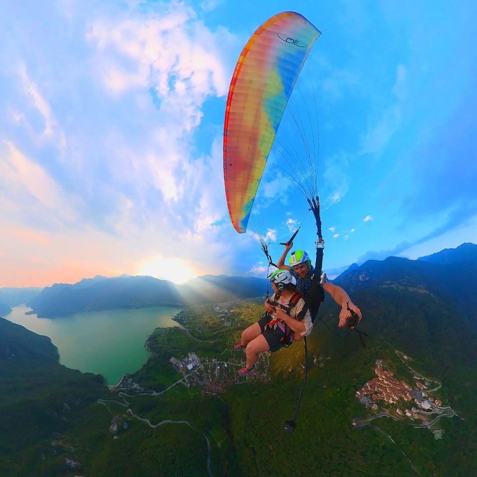  Paragliding flight in Madonna di Campiglio 
