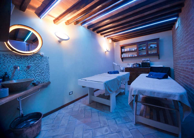 La cabina massaggi per due