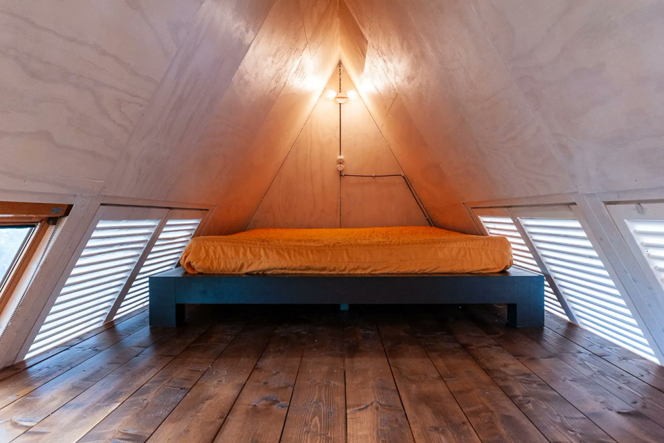 L'interno di una Glam Tent