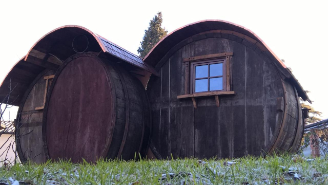  Two 19th century barrels 
