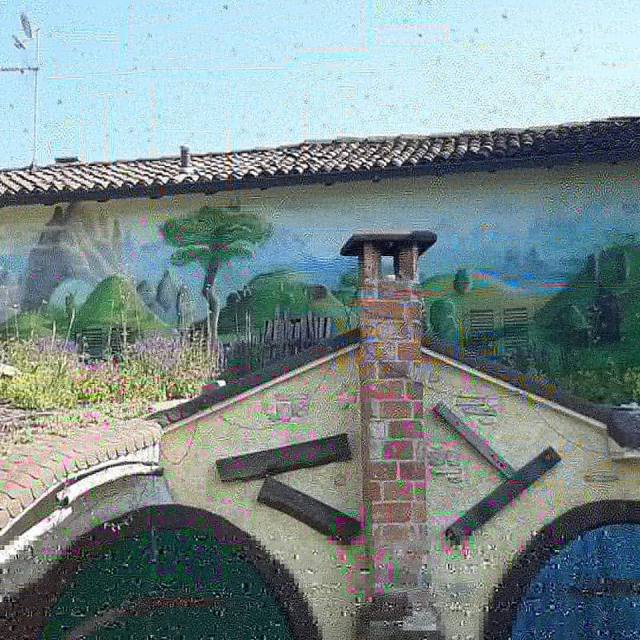  The Hobbit house with the mural 