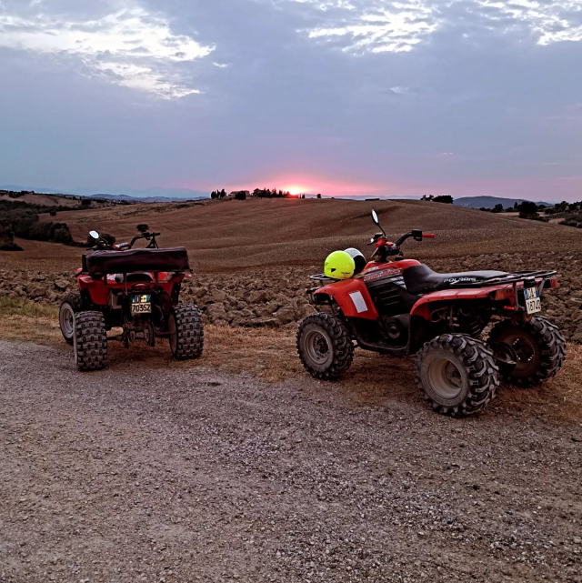 Due quad al calare del sole