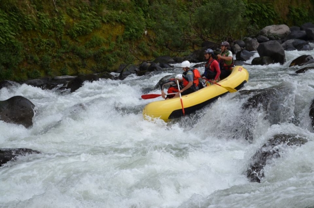 Rafting con gli amici 