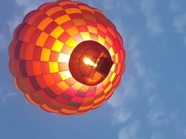 Volare in mongolfiera 