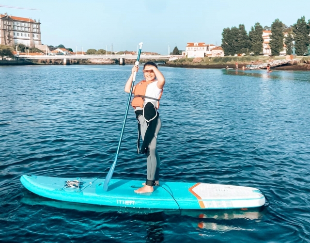 Tour privato di paddle surf a Vila do Conde, 2 ore