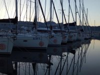  The boats at the port 