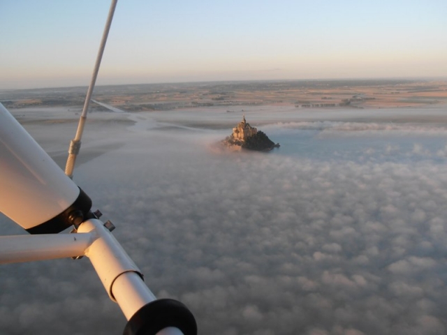 Volo Discovery ULM sopra Mont-Saint-Michel